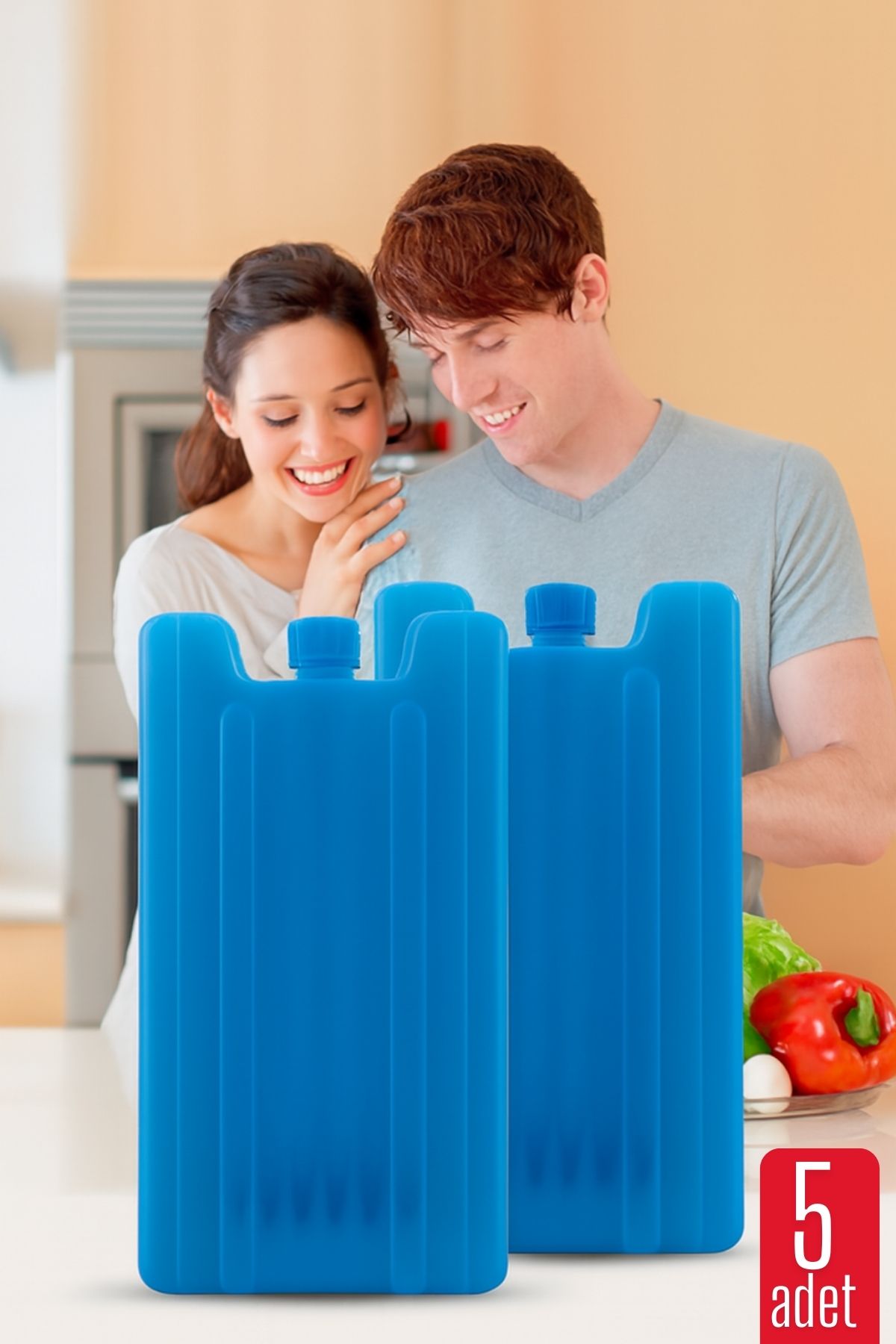 Buz Aküsü Buz Kasedi Soğutucu Kasedi Piknik Kamp Buz Aküsü 5'li 718597