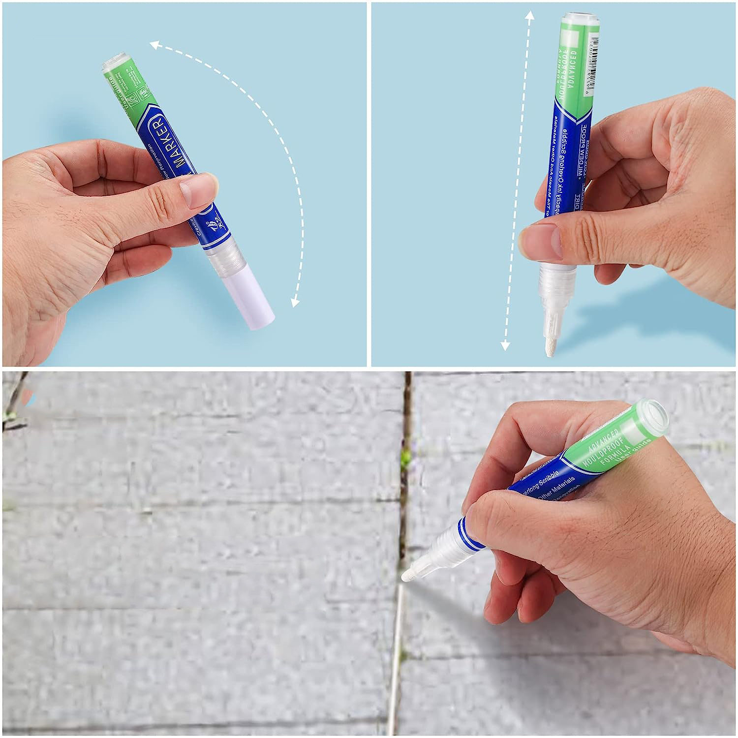 Derz Arası 120 Metre Boyama Rötüş Kalemi BEYAZ 718601