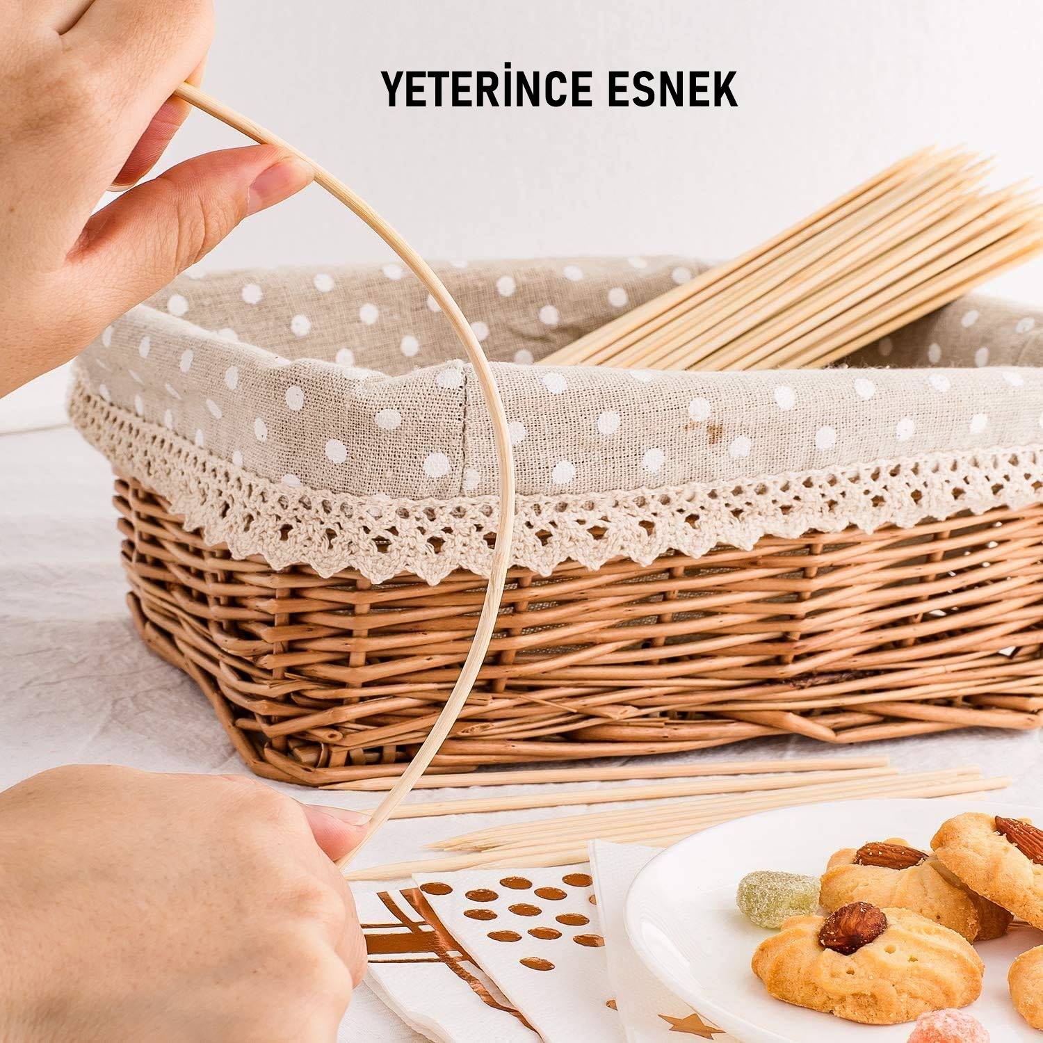 Izgara Çöp Şiş Çubukları 30 cm Bambu 120 Adet 718643