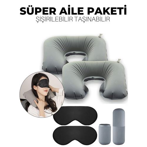TransForMacion Taşınabilir Boyun Uyku Yastığı Süper Aile Seti Balvanera Design 718660