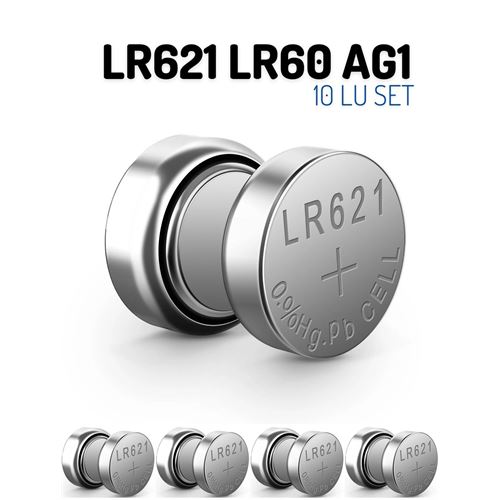 TransForMacion LR621 LR60 AG1 1.55V 10 Adet Alkaline Pil 716933
