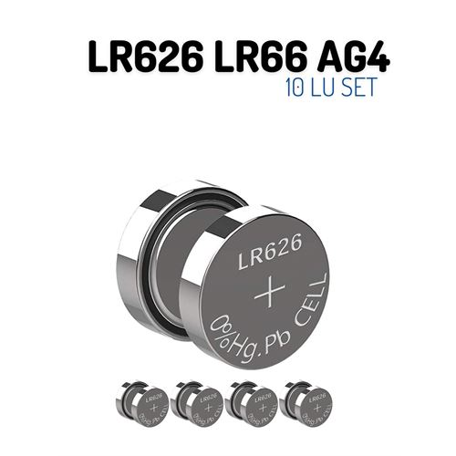 TransForMacion LR626 LR66 AG4 1.55V 10 Adet Alkaline Pil 716934