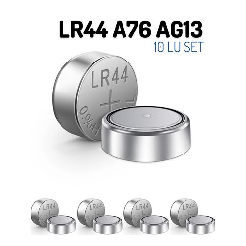 TransForMacion LR44 A76 AG13 1.55V 10 Adet Alkaline Pil 716935