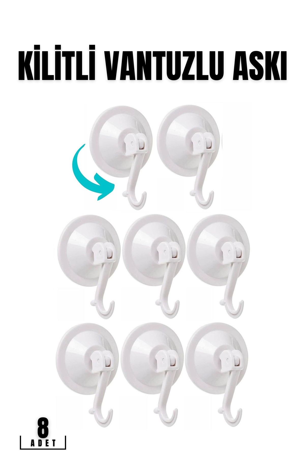 TransForMacion Vantuzlu Askı 5.5 cm 8 li Paket 718726