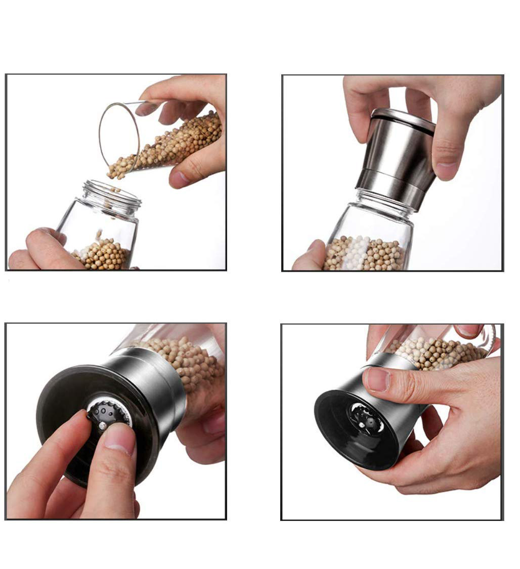 2 li Baharat Tuz Öğütücü Set Dees Dickerhoof Design 718752