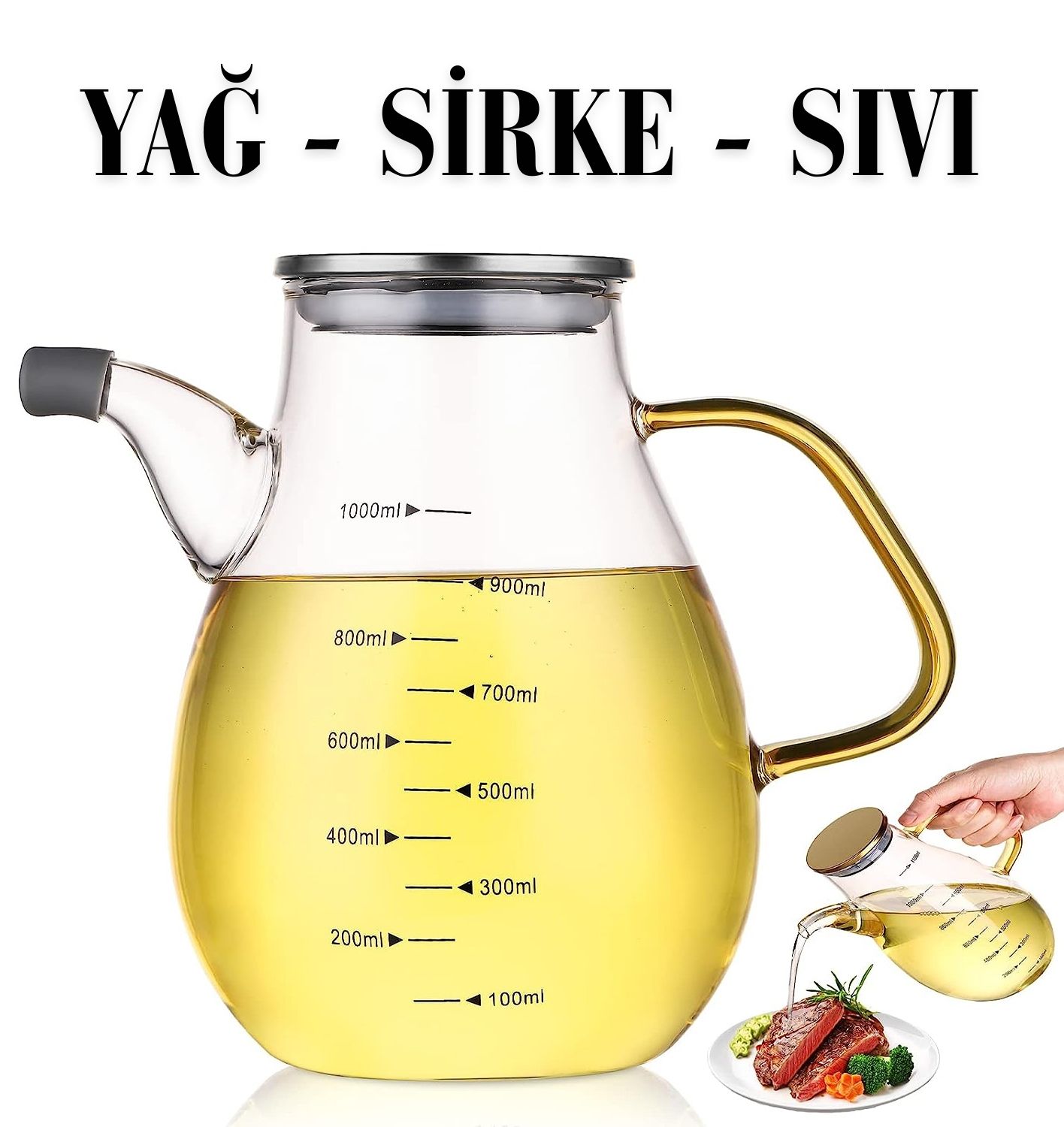 TransForMacion 1000 ML Yağ Sirke Sıvı Şişesi A.Verbrugge Design 718760