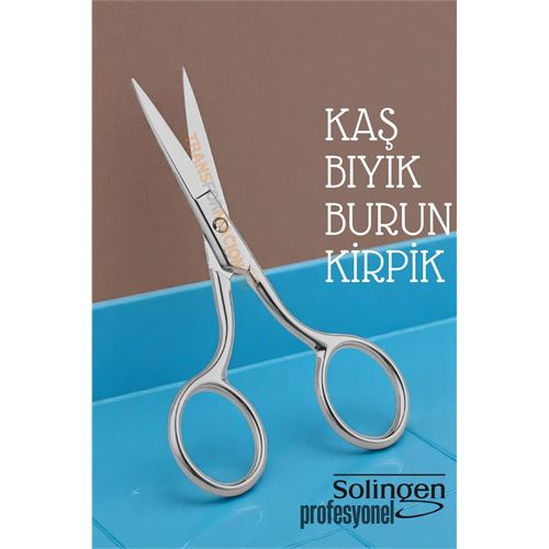 TransForMacion Kaş Makası, Burun, Tüy, Kirpik Makası 304 Paslanmaz Çelik Et Makası Solingen Professional 718766