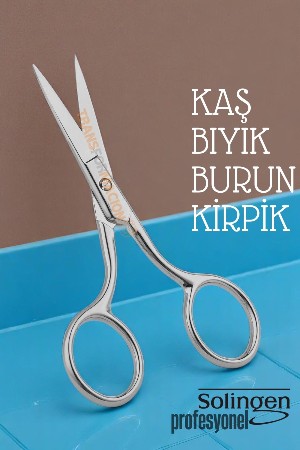 TransForMacion Kaş Makası, Burun, Tüy, Kirpik Makası 304 Paslanmaz Çelik Et Makası Solingen Professional 718766