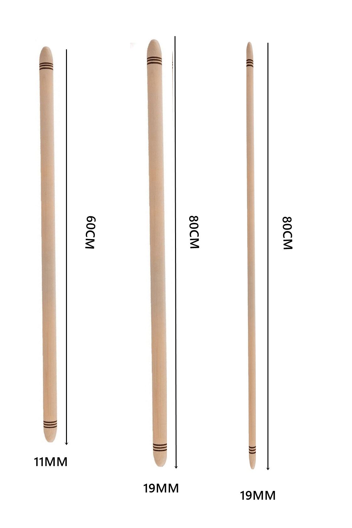 3 Model Oklava Seti 60 ve 80 Cm 718808