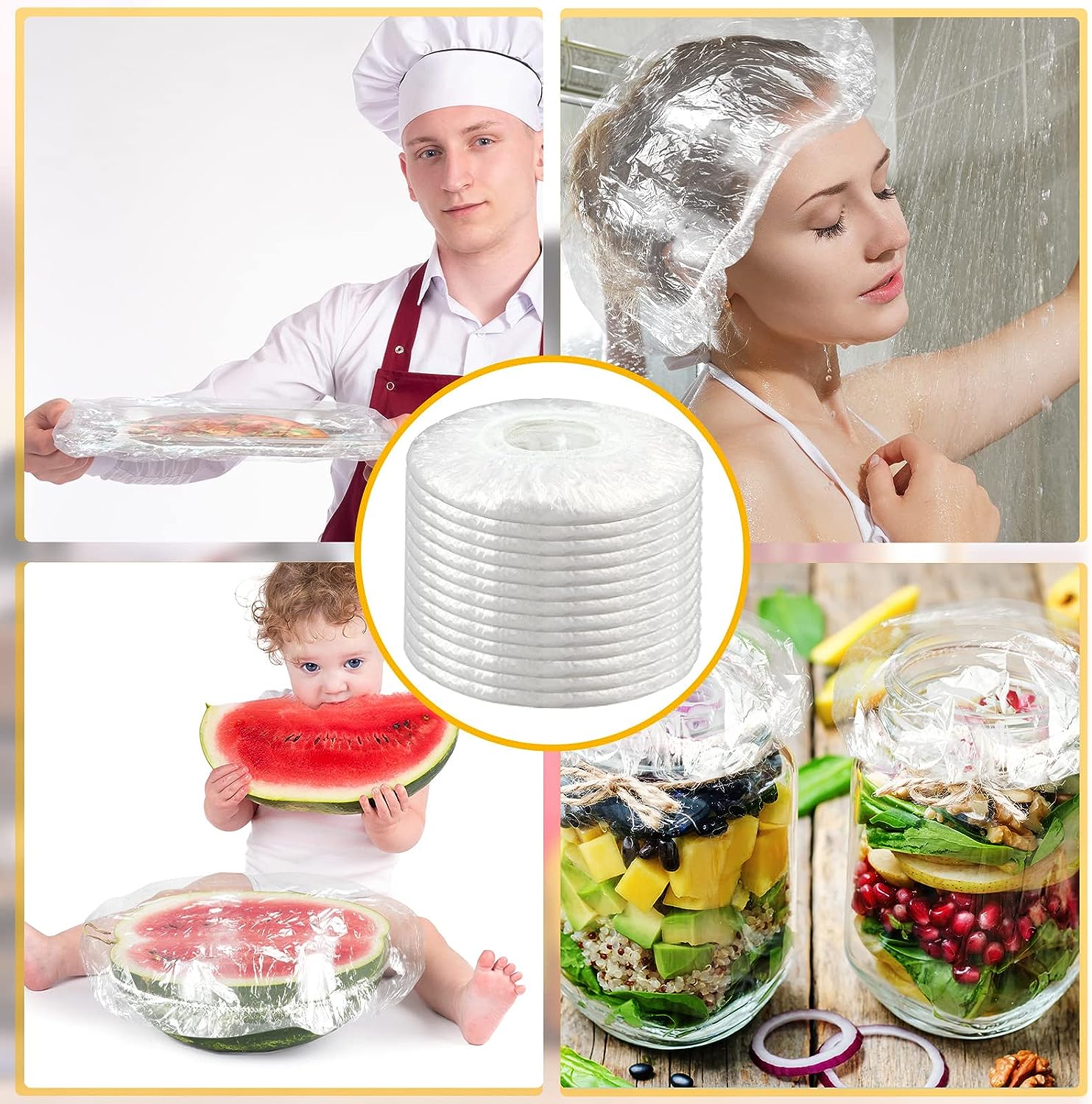 Tabak ve Tencere Bone Seti 2 Boyutlu 100 ADET 718847 