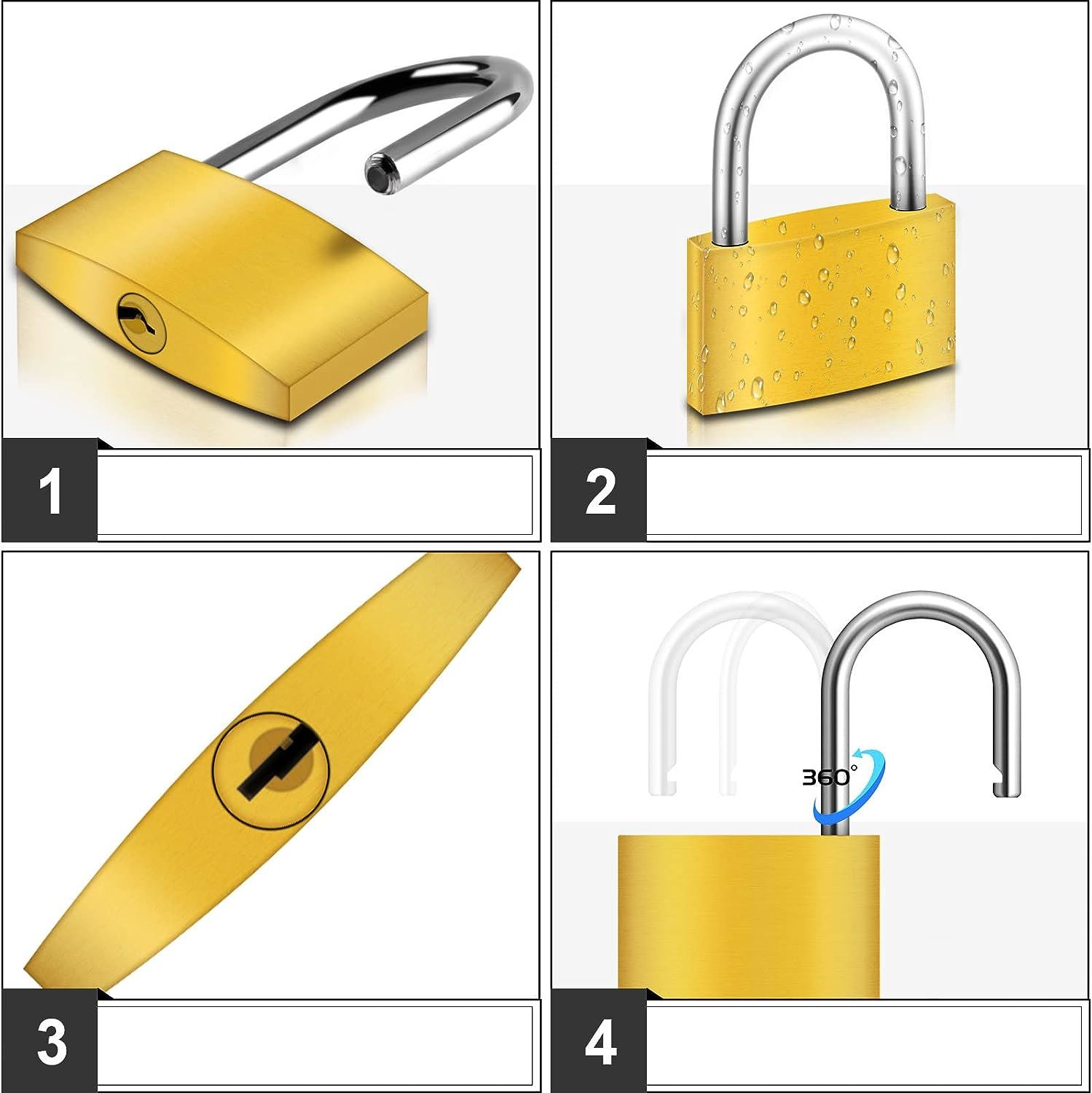 Mini 20mm Dolap Çanta Bavul Kilidi 2 ADET 718880