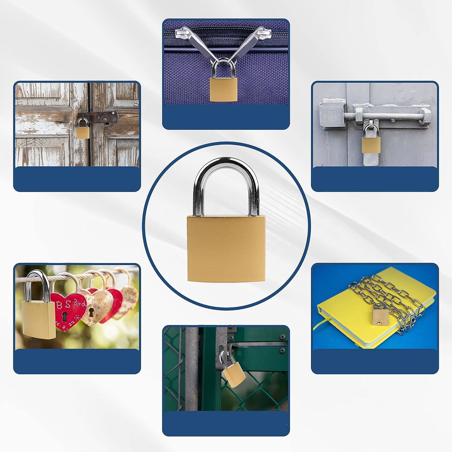 Mini 20mm Dolap Çanta Bavul Kilidi 2 ADET 718880