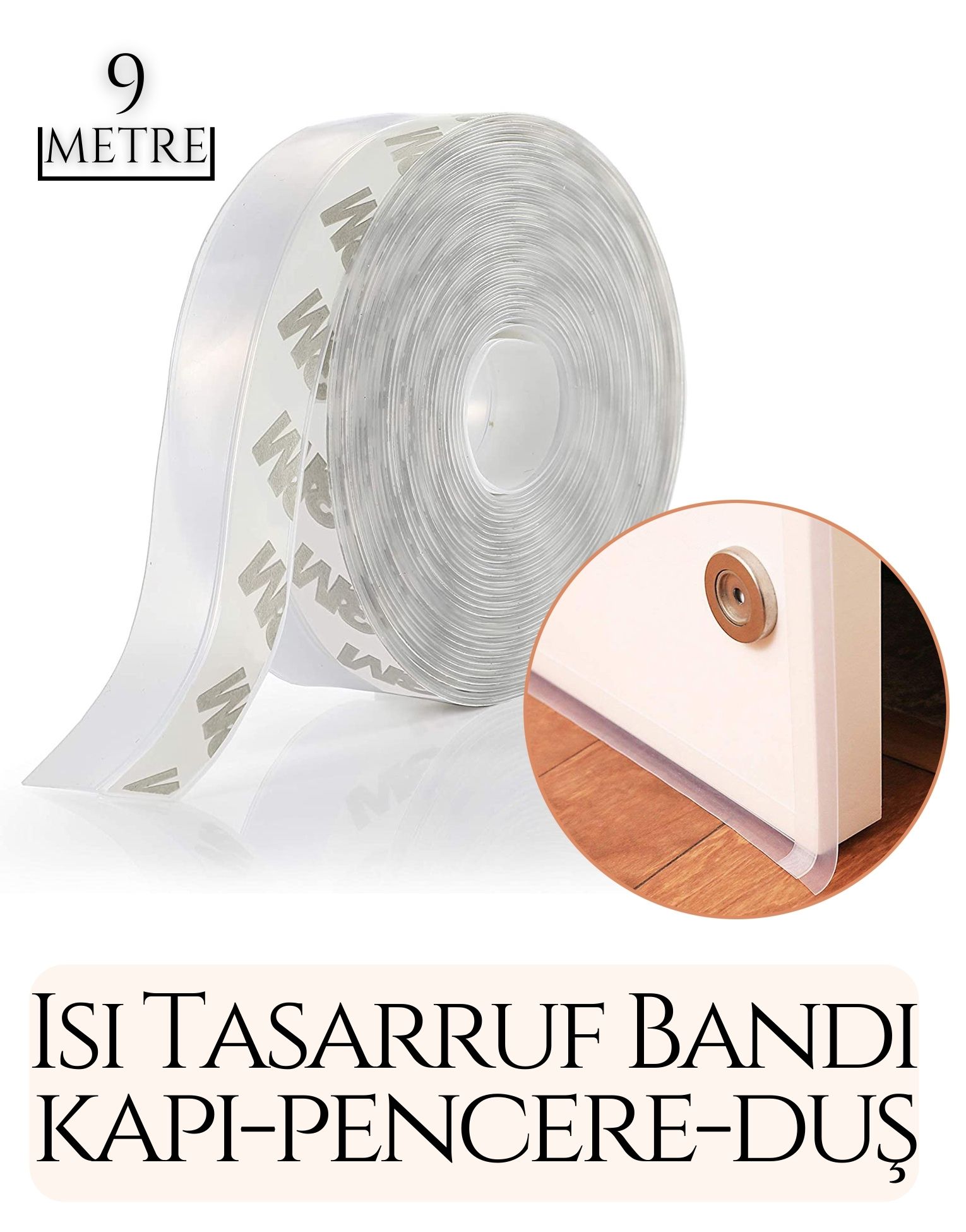 TransForMacion İzolasyon Tasarruf Şeridi Kapı Pencere 9 METRE 718905