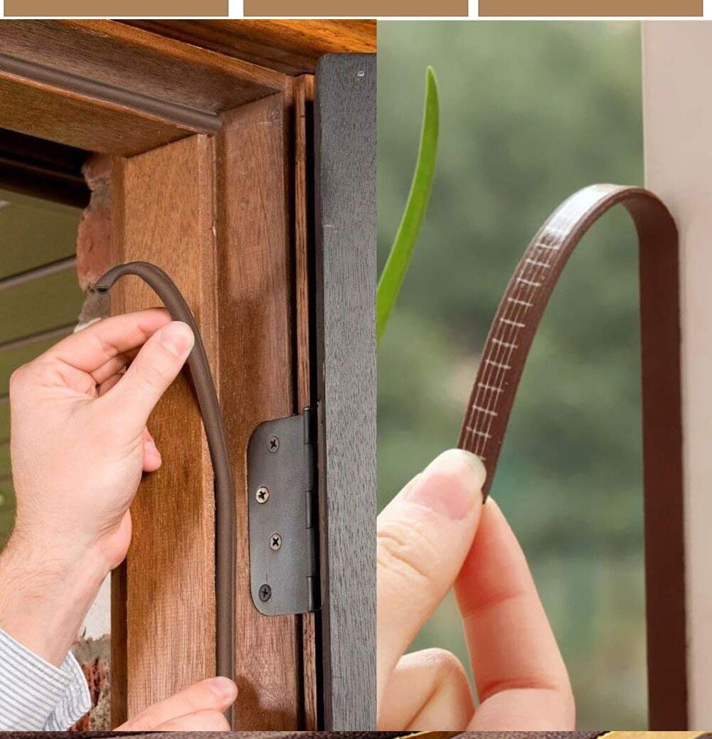 TransForMacion D Tip Kapı Pencere Ses Isı Yalıtım Bandı EPDM Kauçuk 39 Metre 718912