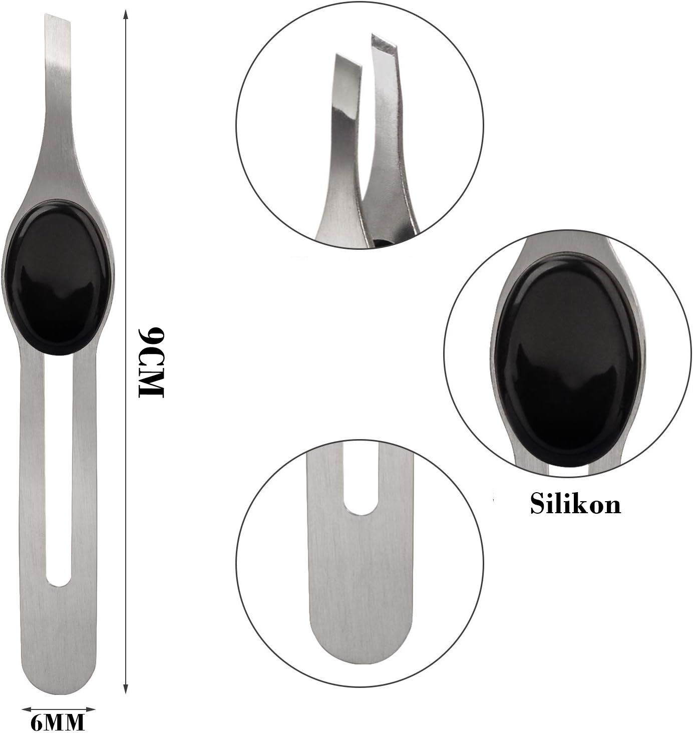 Cımbız Kobalt Çelik Kaş Alma Cımbızı Tüy Alma Cımbızı Solingen Professional 2 ADET 718965