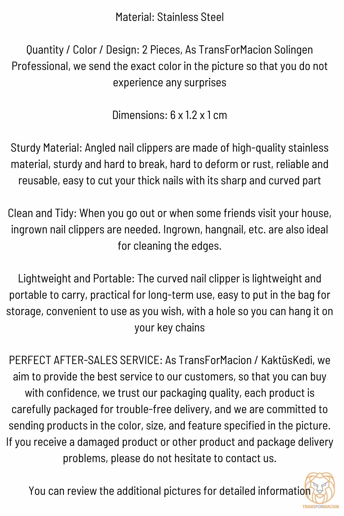 TransForMacion Eğimli Tırnak Makası 2 li Set Solingen Profesyonel 718969