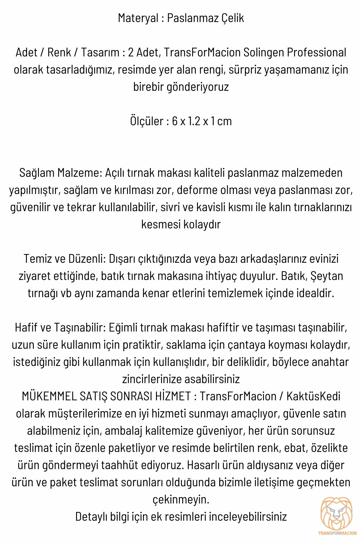 TransForMacion Eğimli Tırnak Makası 2 li Set Solingen Profesyonel 718969