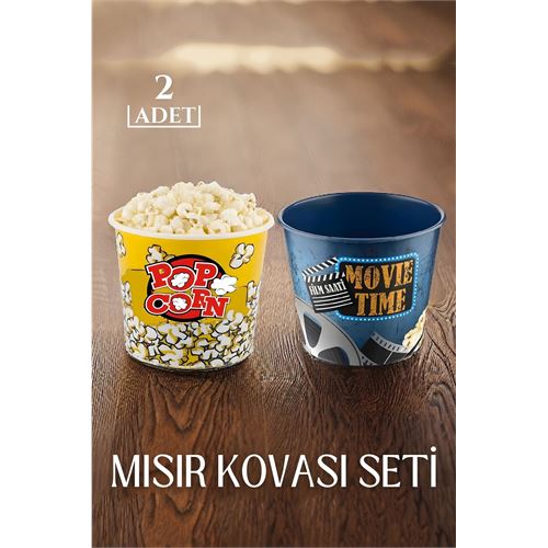 TransForMacion Patlamış Mısır Popcorn Kovası 2 li SET 719024