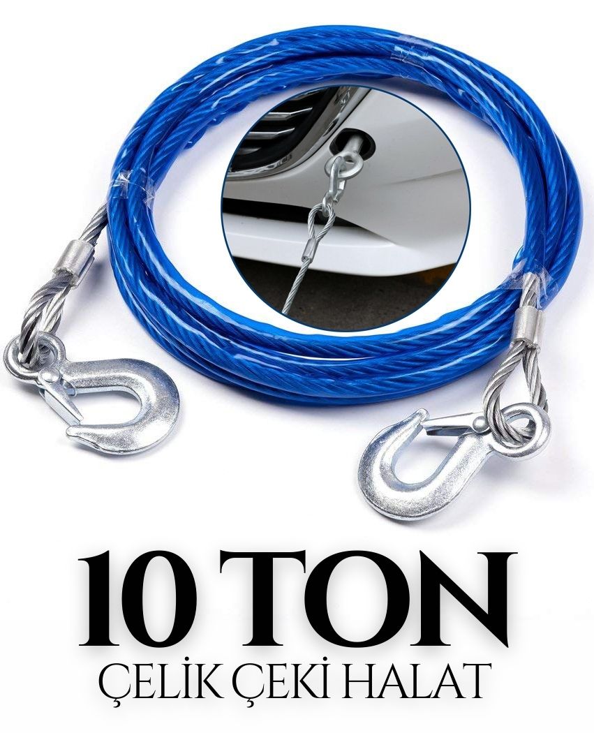 TransForMacion 10 TON Kapasite Çelik Çeki Halatı 429063