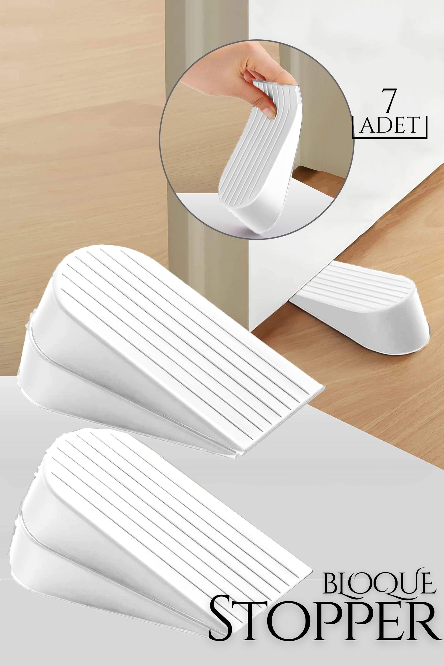 TransForMacion 7 li Set Kauçuk Kapı Stopperi Bloque Design 719117