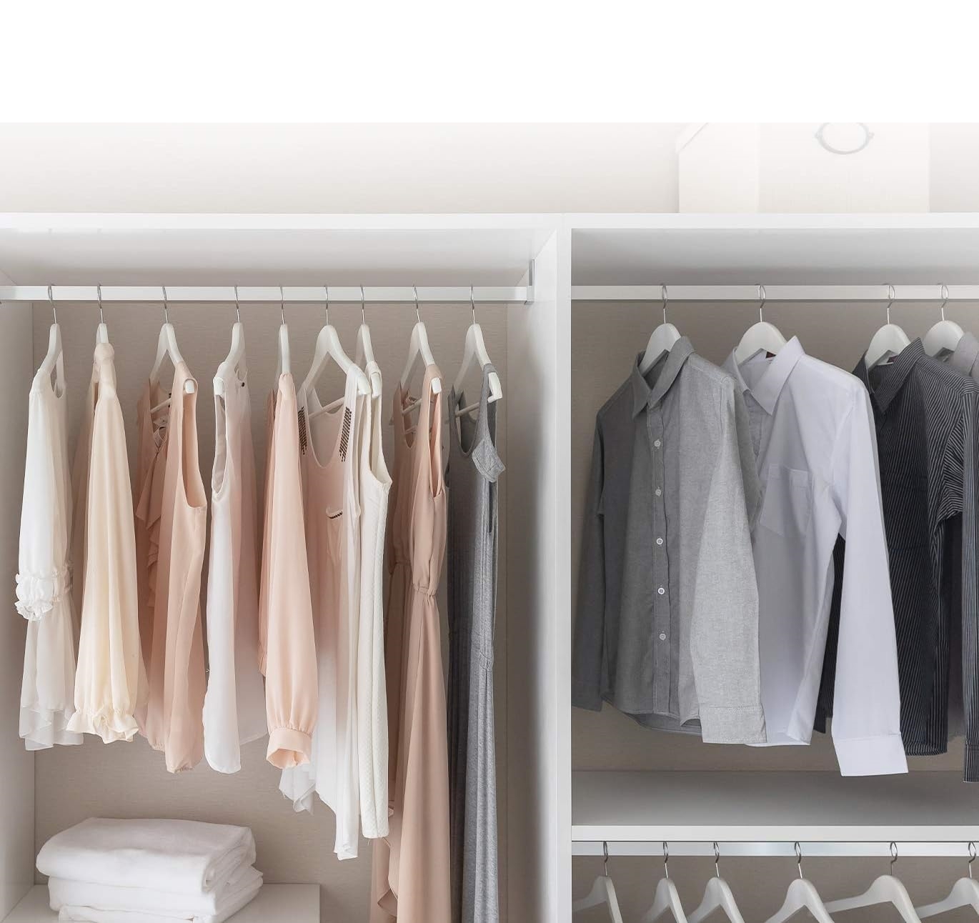 TransForMacion Beyaz Ahşap Elbise Askısı 12 ADET Montague Design 719132