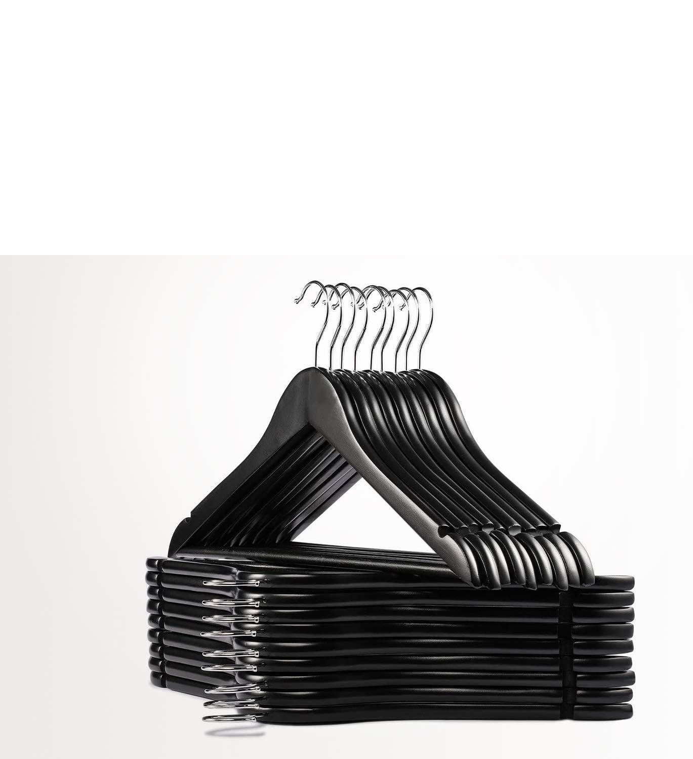 Siyah Ahşap Görünüm 12 li Askı Seti Schönbuch Design 719134