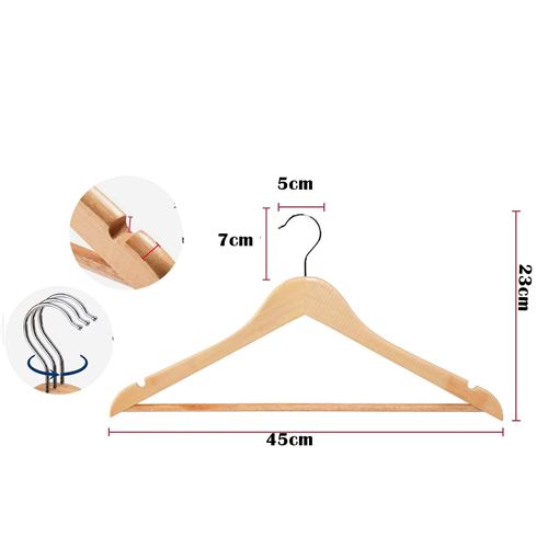 TransForMacion Natural Ahşap Görünüm 12 li Askı Seti Schönbuch Design 719136