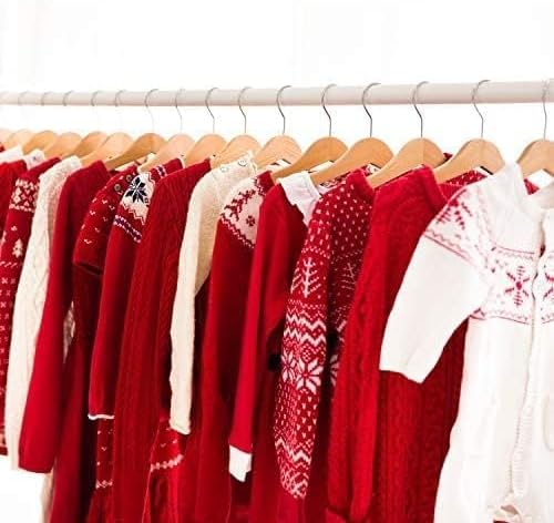 12’li Lüks Masif Ahşap Çocuk Askı Seti - Elena Rostova Stil Seçkisi - 30 cm 719137