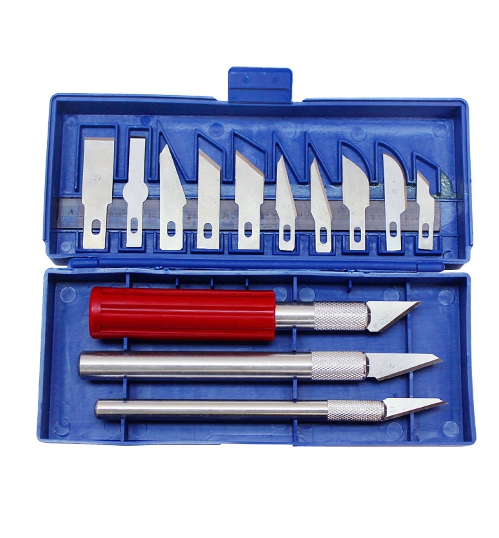 13 Parça Özel Kutulu Hobi Bıçağı Seti 719177
