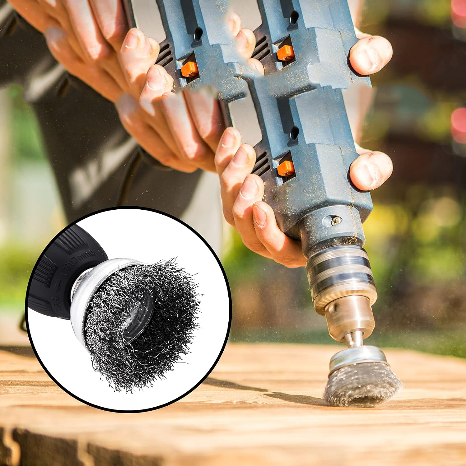 TransForMacion Matkap Tel Fırça Seti 1/4 inç 719203