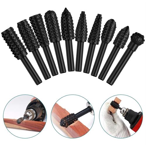 TransForMacion Tungsten Ahşap Oyma Şekillendirme 10 LU Törpü Seti 719204	