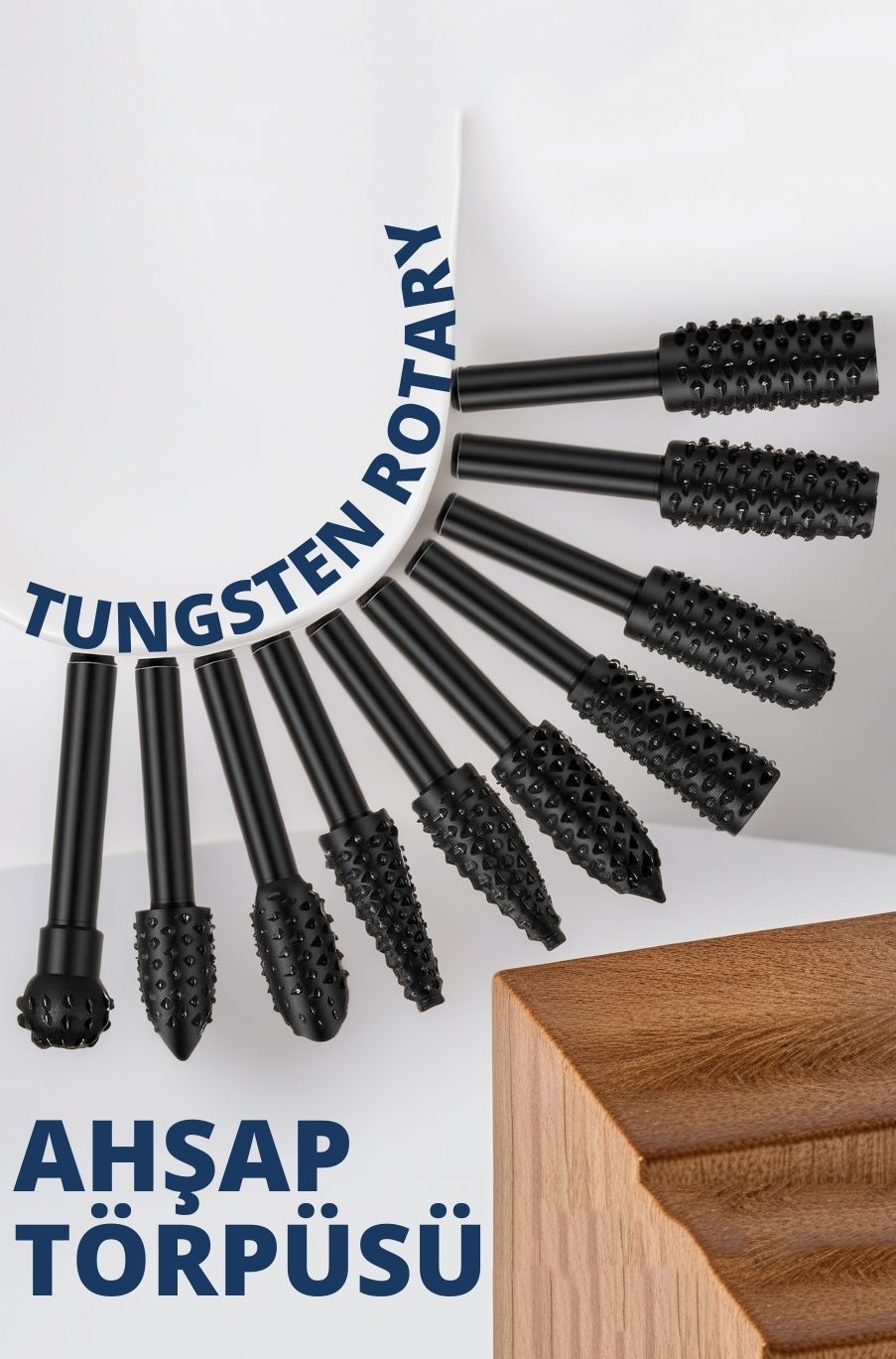 Tungsten Ahşap Oyma Şekillendirme 10 LU Törpü Seti 719204	