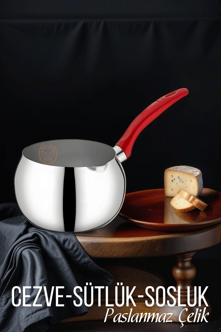 TransForMacion Çelik Tombul Küre Cezve Sütlük Sosluk Panepinto Design 719243