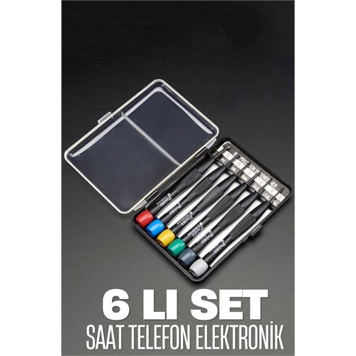 TransForMacion 5+1 ADET Saat Elektronik Telefon Tamir Tornavida Seti 