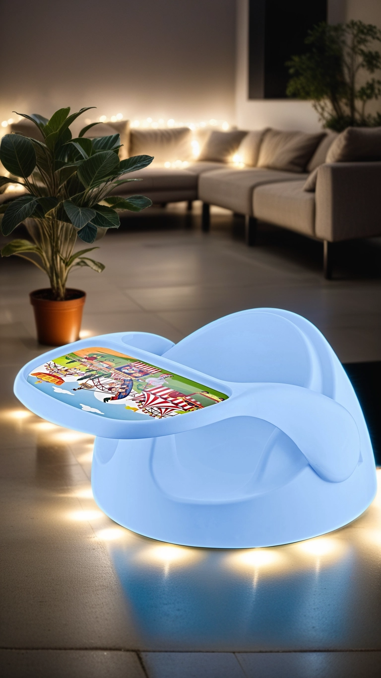 TransForMacion Çıkarılabilir Mama Oturağı Masa Mama Sandalyesi MAVİ 719332