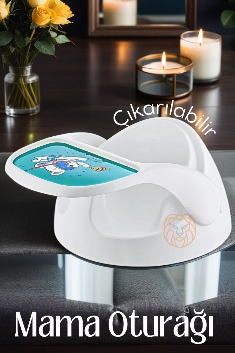 TransForMacion Çıkarılabilir Mama Oturağı Masa Mama Sandalyesi BEYAZ 719333