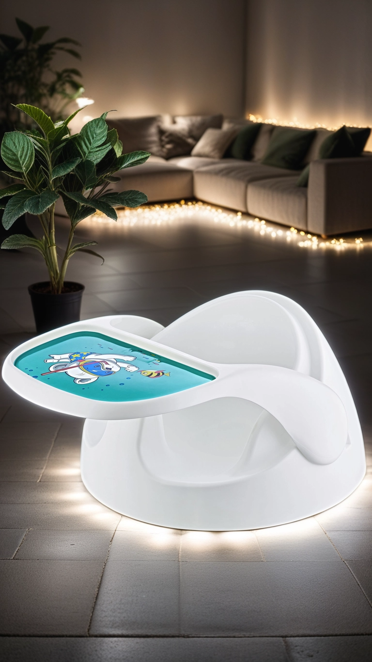 TransForMacion Çıkarılabilir Mama Oturağı Masa Mama Sandalyesi BEYAZ 719333