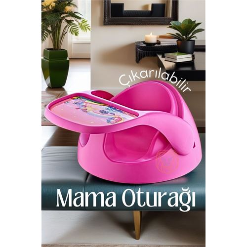 TransForMacion Çıkarılabilir Mama Oturağı Masa Mama Sandalyesi PEMBE 719335