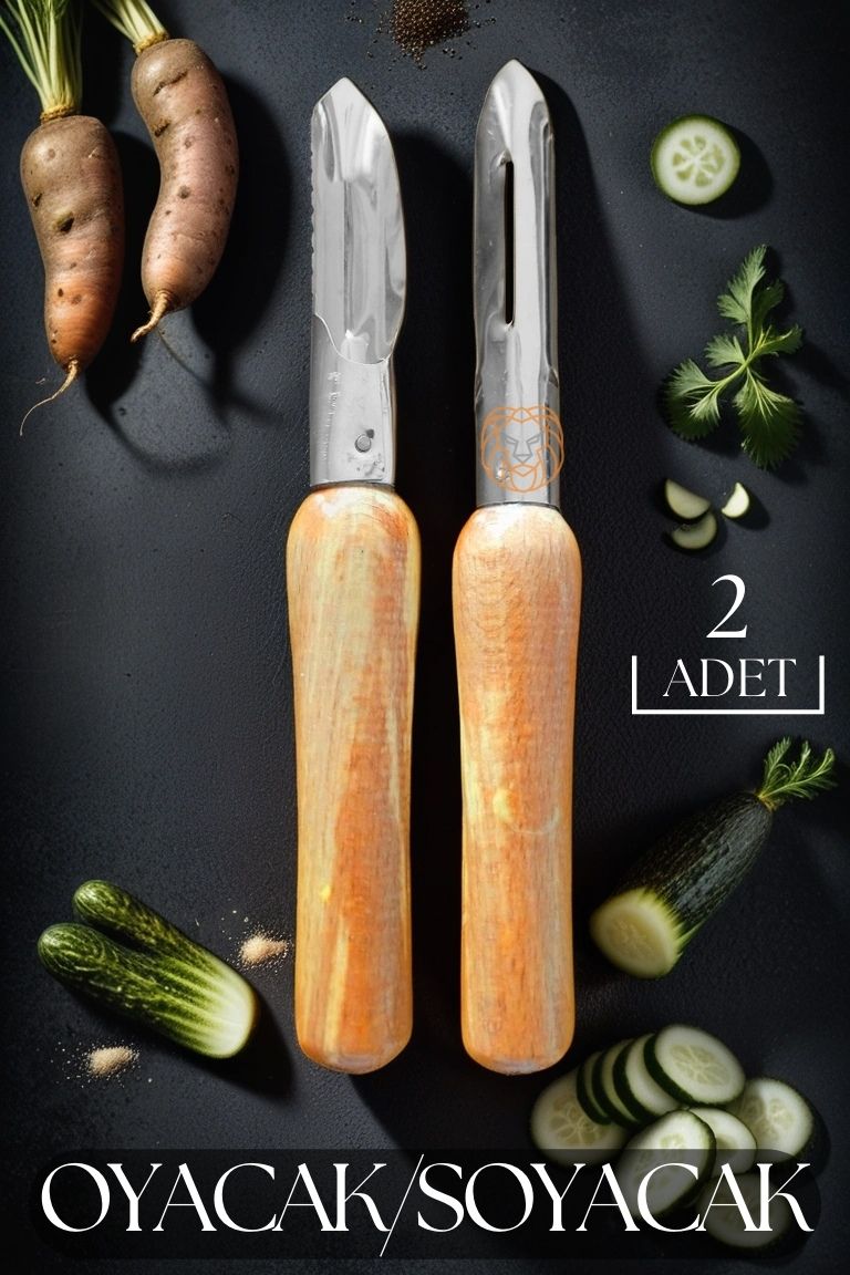 TransForMacion Soyacak Oyacak Ahşap Saplı 2 li Set Scopelliti Design 719386