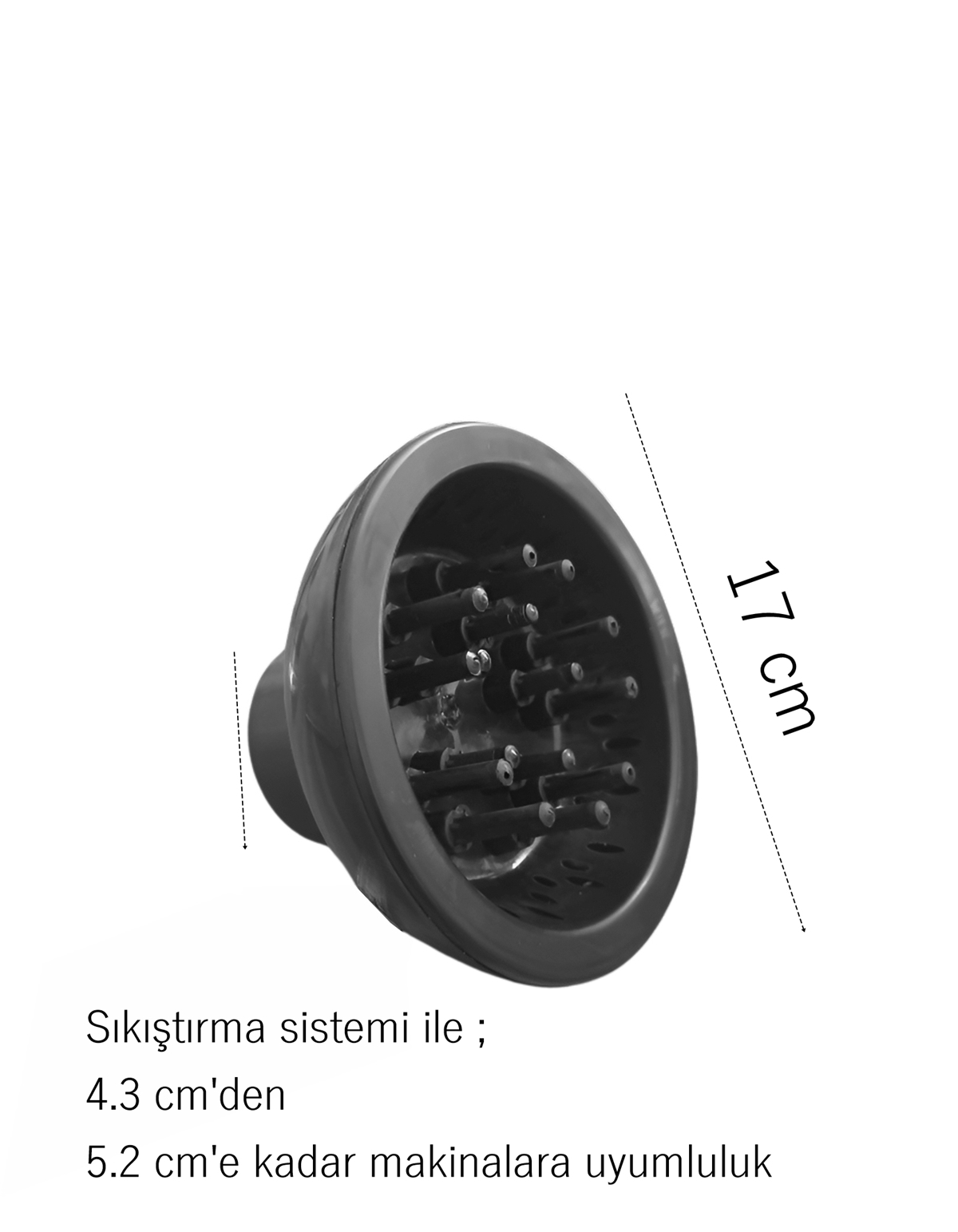 Profesyonel Fön Için Difüzör Vigo Başlık 719410