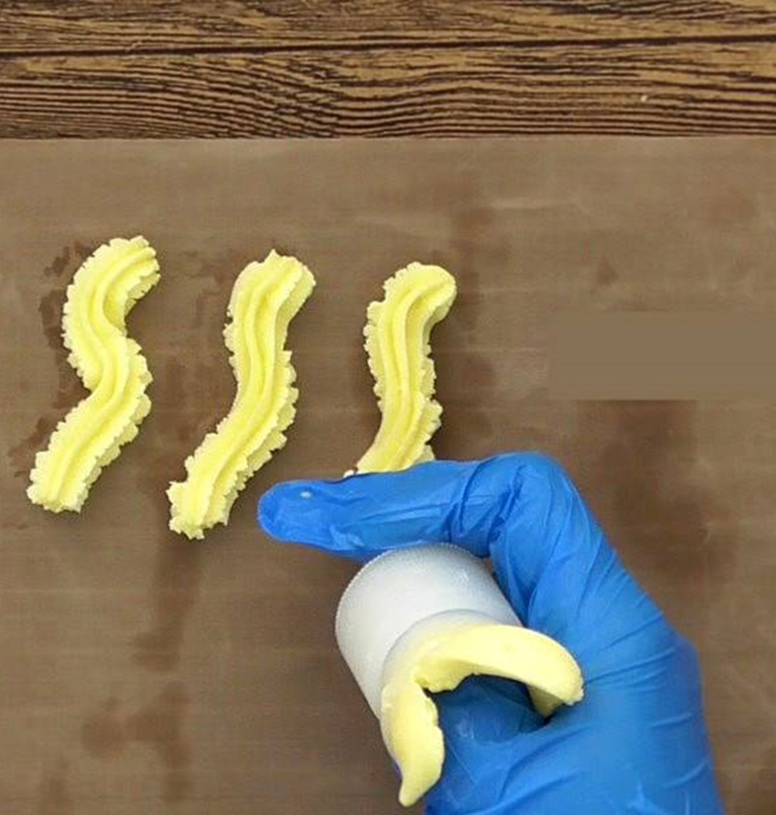 3 lü Tırtıl Kurabiye Şekillendirici Fracassi Design 719429