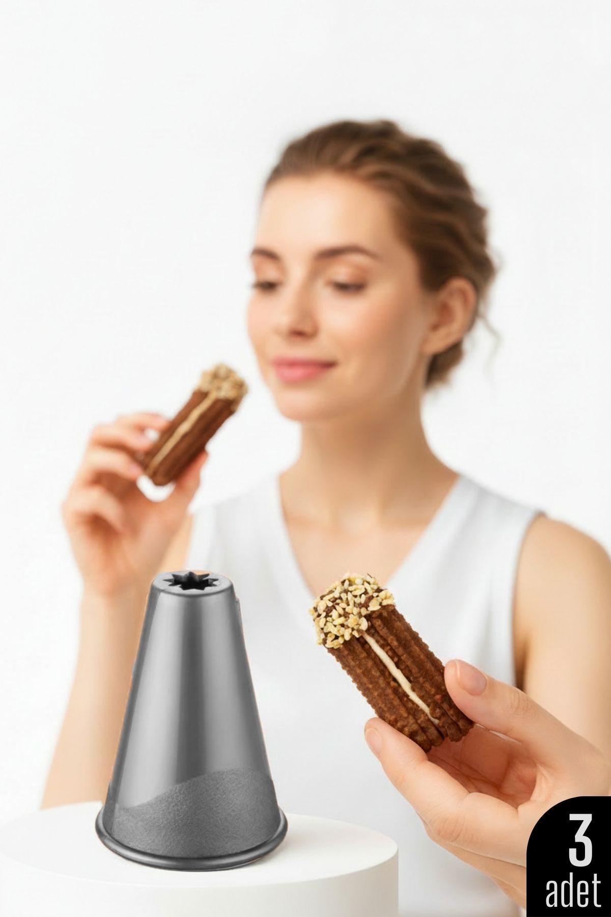 3 lü Tırtıl Kurabiye Şekillendirici Fracassi Design 719429