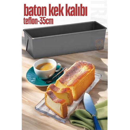 TransForMacion Teflon Kek Pişirme Kalıbı Baton Kek Kalıbı 35 cm 719575