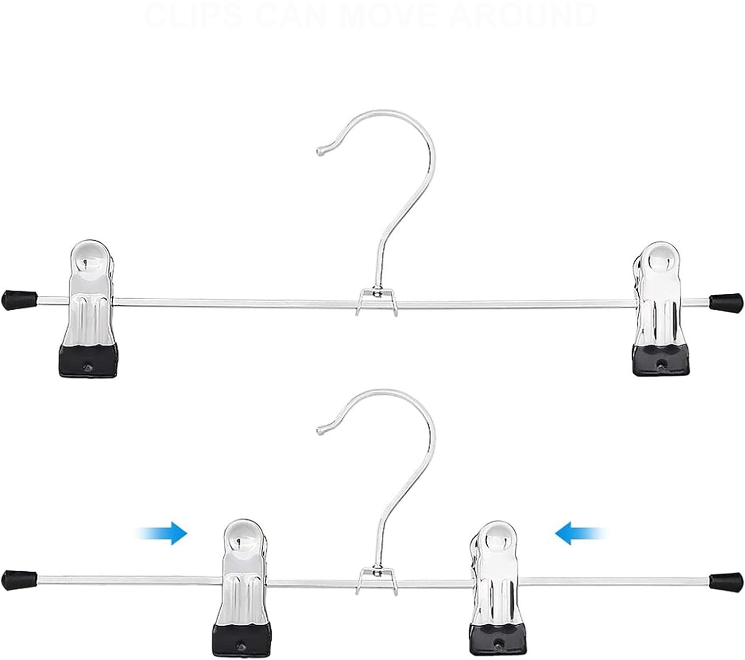 Metal Etek Pantolon Askısı - Mandallı Etek Askısı Pantolon Askısı 8 Adet 719536