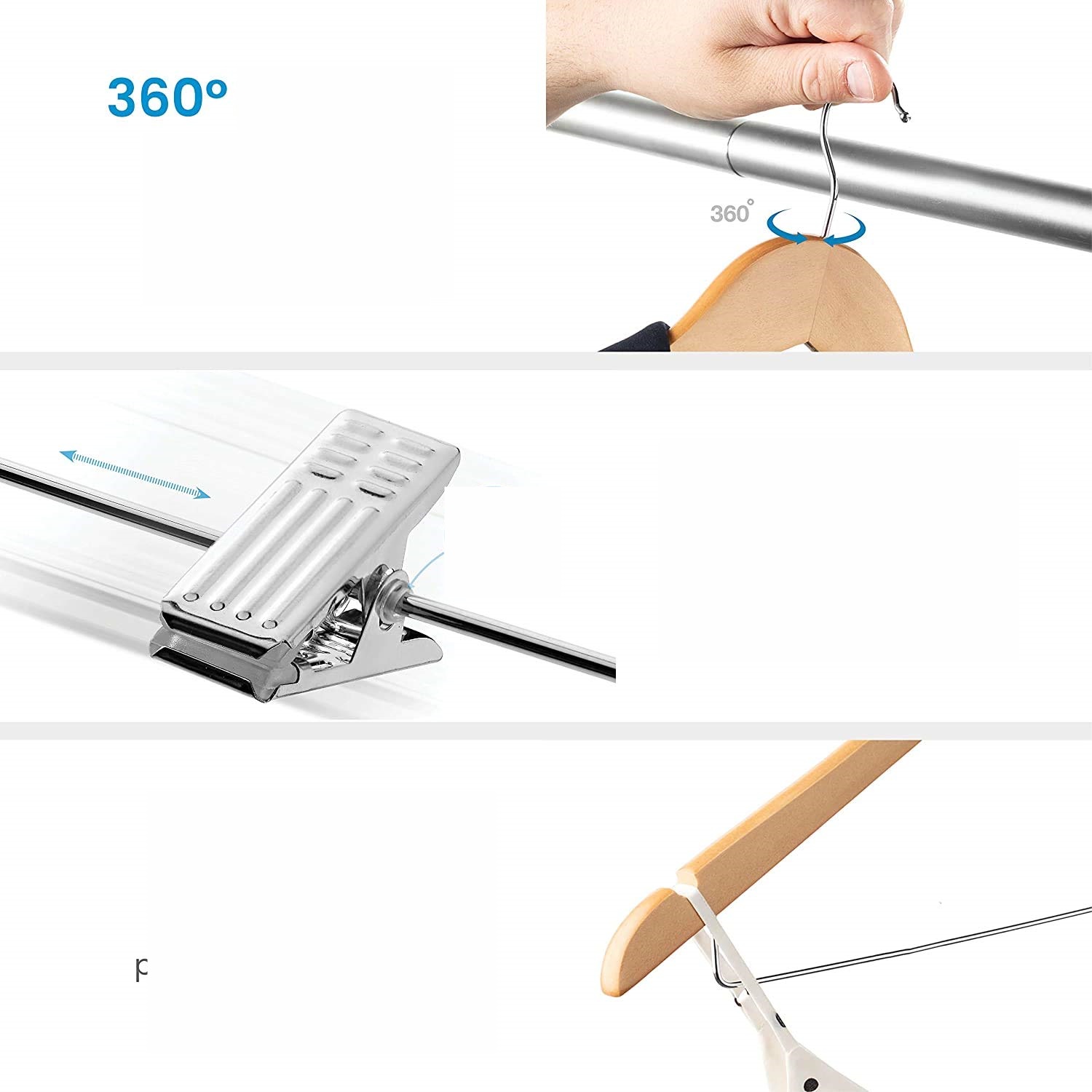 Takım Askısı Ceket Etek Pantolon Kıskaçlı 8 Adet Vincentis Devoto Design 719538 