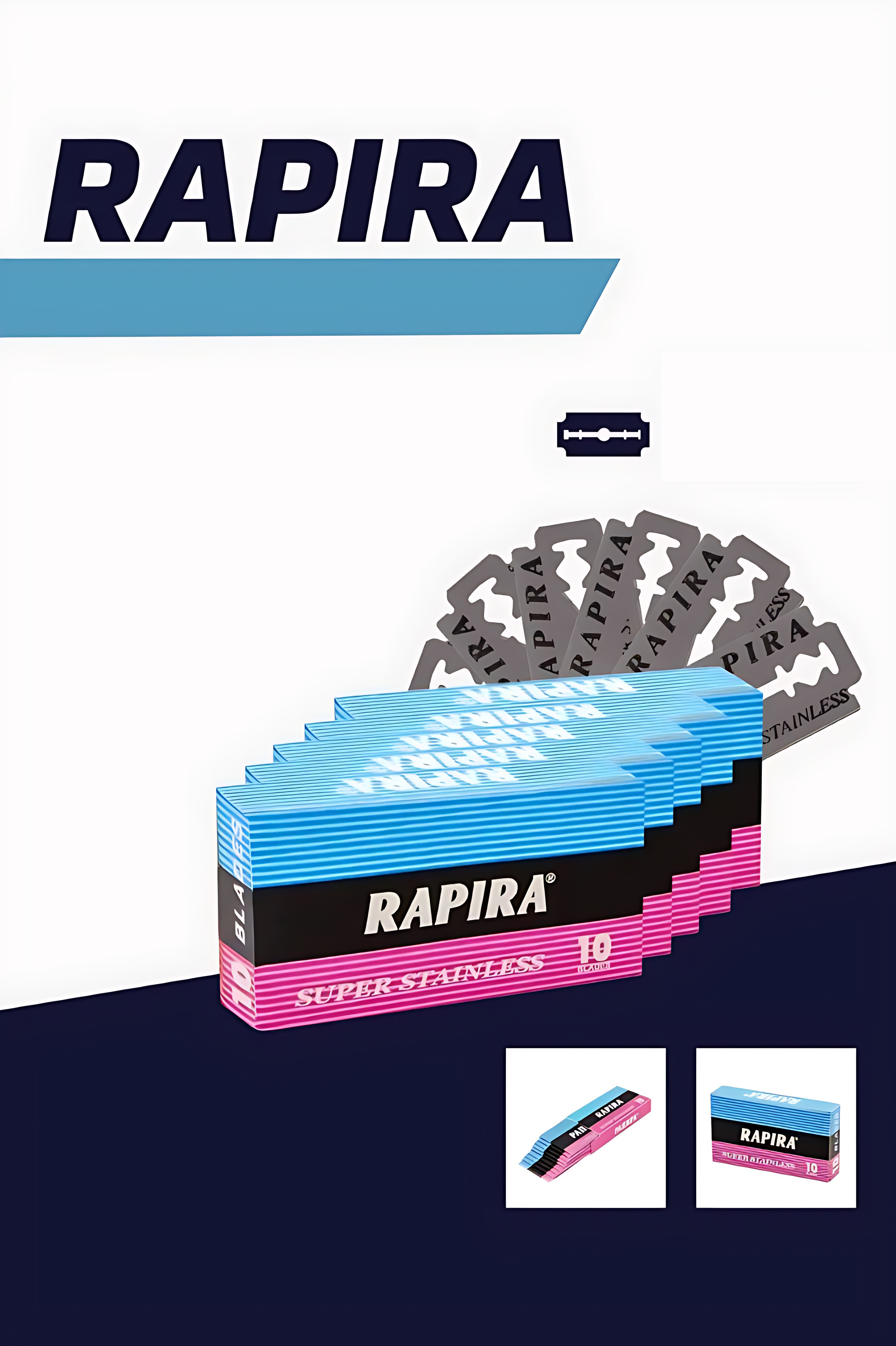 Rapira 60 Adet Yaprak Tıraş Jileti 719624