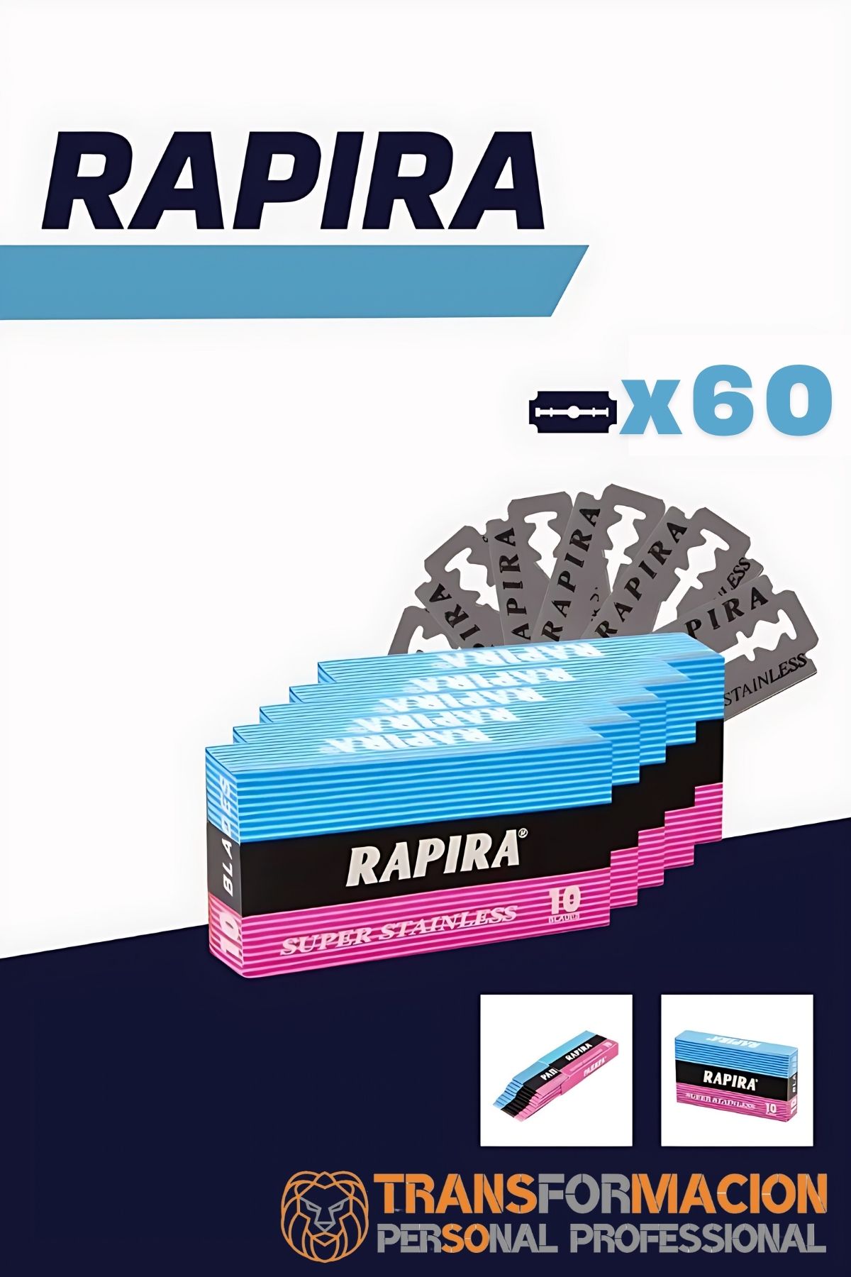 Rapira 60 Adet Yaprak Tıraş Jileti 719624