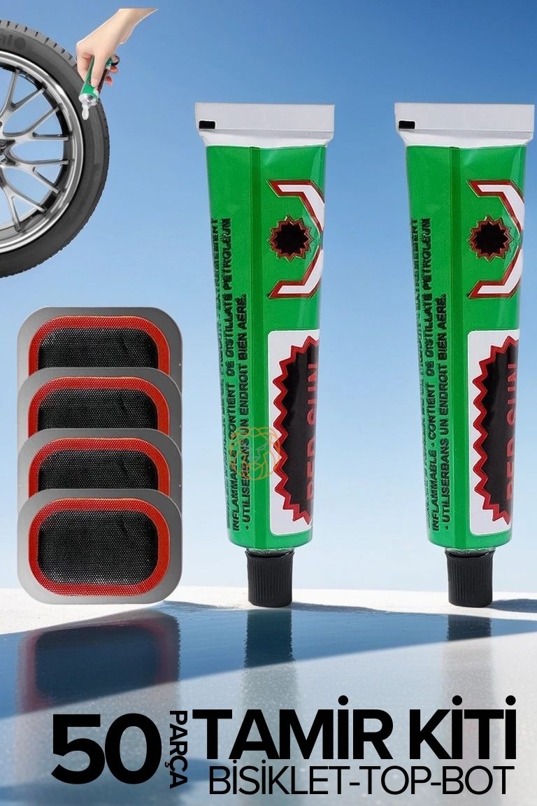 Lastik Yaması 50 li Set Bisiklet Top Bot 719665