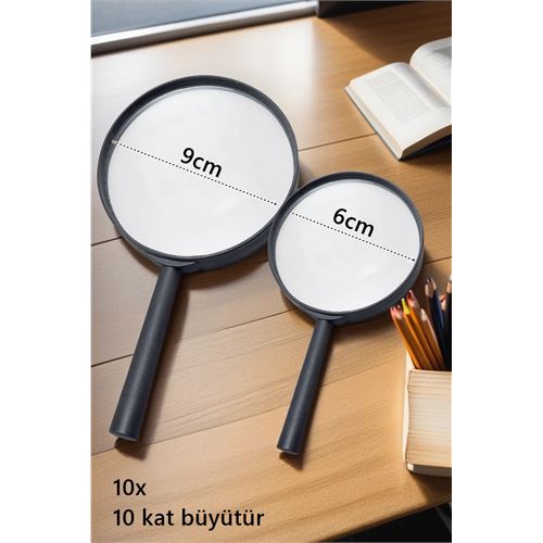 TransForMacion 10X Büyüteç 6 ve 9 cm 2 li SET 719687