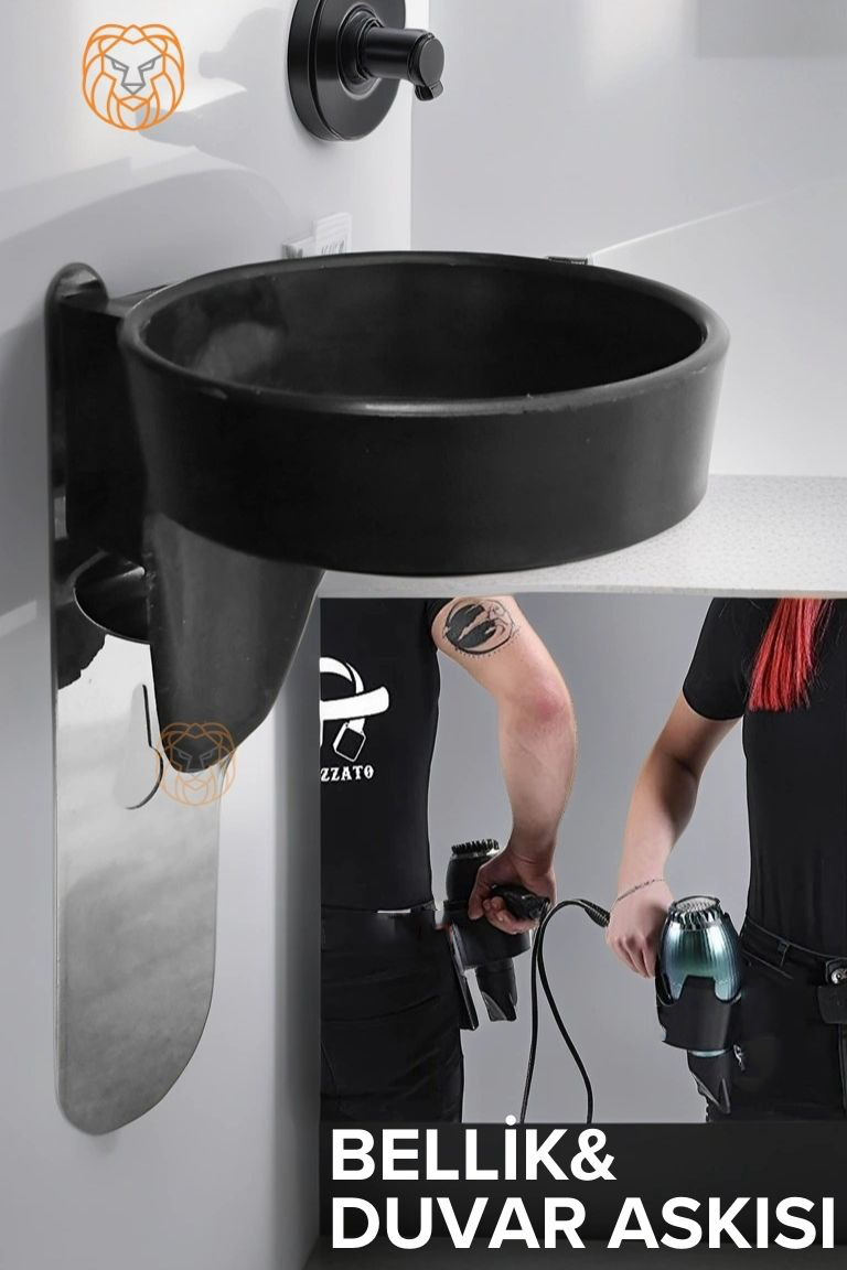 Kuaför Belliği Fön Saç Kurutma Bel Askısı 719703